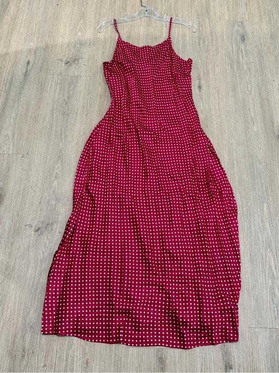 LOFT Dresses & Skirts - LOFT Cherry Red Polka Dot Maxi Slip Dress